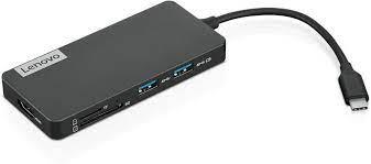 Docking station USB-C Lenovo 7-in-1, Negru