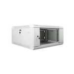 Dulap metalic montat pe perete din pachet demontabil, Lanberg, 4U, 600x600mm, 19”, gri