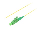 Adaptor retea fibra optica coada/Pigtail cu conector LC/APC, lungime 2m, Lanberg 43348, Easy Strip SM OS2 G657A1, galben Galben 2 m