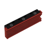 Cooler pasiv, Axagon, 76 x 24 x 10 mm, Rosu