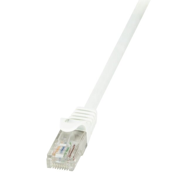 Cablu UTP LOGILINK Cat6, cupru-aluminiu, 0.5 m, alb, AWG24, CP2021U