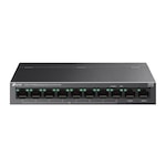 Switch TP-LINK LS110P, 10 porturi 10/100Mbps, 99.6W, negru