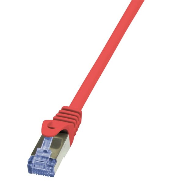 PATCH CORD S/FTP LOGILINK Cat6a, LSZH, cupru, 3 m, rosu, AWG26, dublu ecranat „CQ3064S” (timbru verde 0.08 lei)