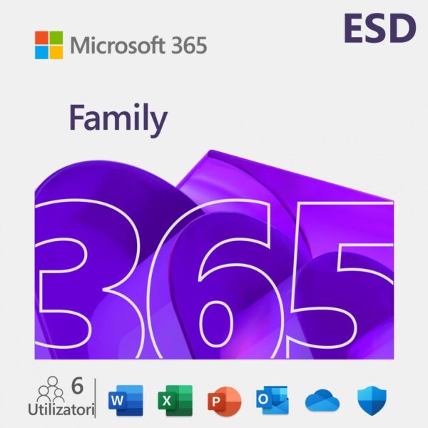 MS ESD 365 Family Subscr PK Lic 1YR
