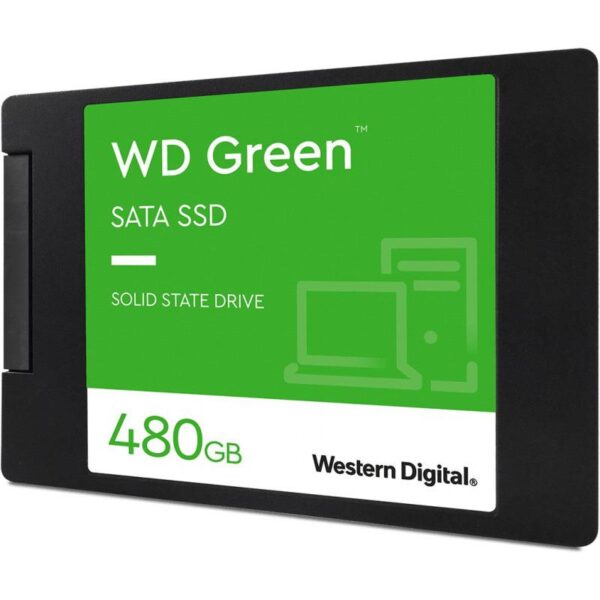 SSD WD Green 480GB SATA 6Gbps, 2.5, 7mm, Read: 545 MBps, „WDS480G3G0A” (nu)