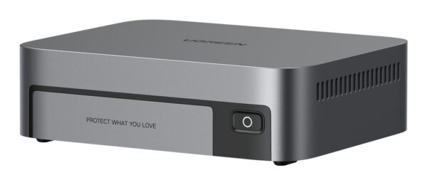 NAS Ugreen „DXP480T Plus”, CPU i5 4.40 GHz, RAM DDR5 8Gb max 64Gb, M.2 8Tx4, LAN 10Gbx1, 2xUSB3, 2xThunderbolt4, HDMI 2.1 8K, „25892B” (timbru verde 7 lei) – 6941876267484