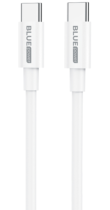 Cablu Date USB-C – USB-C, 100W, 1m, Alb