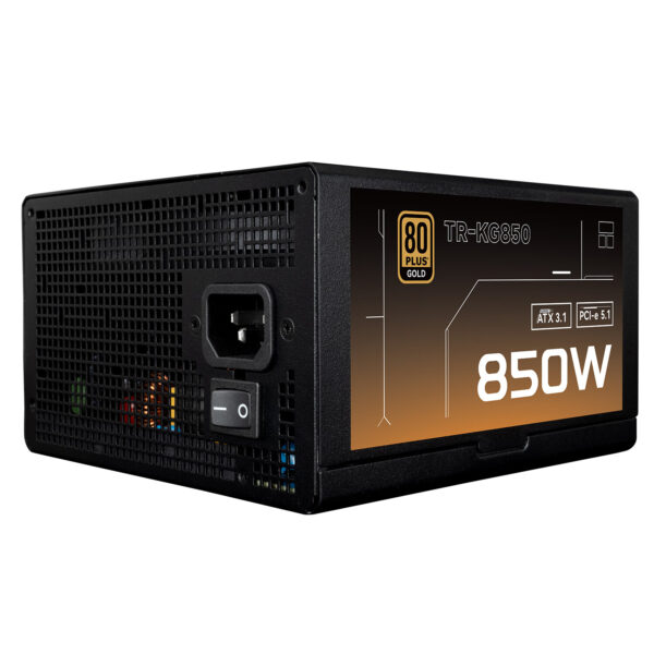 SURSA Thermalright „TR-KG850”, 850W, certificare 80 Plus Gold, modular, LLC, DC to DC, fan 120mm, negru, „TR-KG850” (timbru verde 2 lei)
