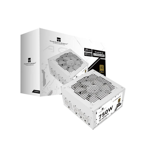SURSA Thermalright „TR-AG 750”, 750W, certificare 80 Plus Gold, modular, fan 120mm, alb, „TR-AG 750-W” (timbru verde 2 lei)