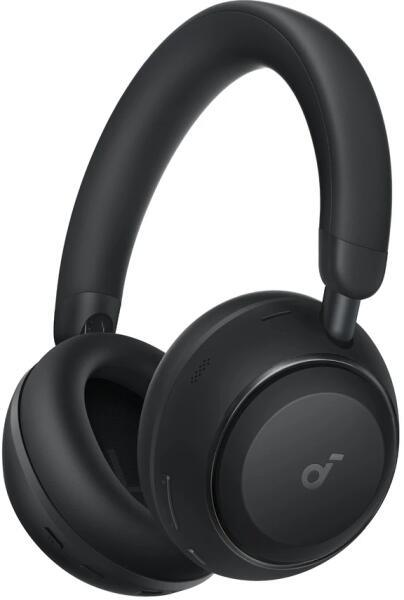 Casti Anker „Soundcore Space 2”, Over-Ear, utilizare multimedia, Bluetooth 6.1, USB-C, cablu audio Jack 3.5mm, durata baterie pana la 50 ore, ANC, negru, „D1402G11” (timbru verde 0.08 lei) – 194644306502