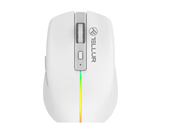 Mouse Tellur Silent Click, Wireless, White „TLL491221” (timbru verde 0.18 lei)