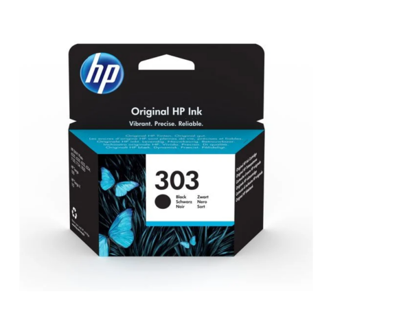 Cartus Cerneala Original HP Black, nr.303, pentru Envy Inspire 7200|7900, 200, (timbru verde 0.15 lei), „T6N02AE”